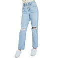 thumbnail image 2 of YMI Jeans Girls Selena Dream Button Fly Straight Leg Hybrid Jean, 2 of 7