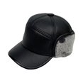 thumbnail image 2 of Eoperou Winter Baseball Cap Casquette Snapback Windproof Foldable Earflaps Thicken Ear Protection Soft Wide Brim Plush Father Winter Hat for Skiing, 2 of 8