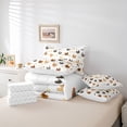 thumbnail image 6 of Homewish Kids Children Kawaii Chicken Bedding Comforter Set 7-Piece,Farmhouse Animal King Bedding Sets,Cartoon Cute Ultra Soft Bed Sheets,Ultra Soft Home Decor,Reversible, 6 of 8