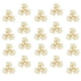thumbnail image 2 of 20Pcs High-end Artificial Pearl Rose-shaped Headwears for Woman Girl Lady (Light Yellow), 2 of 10