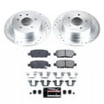 thumbnail image 3 of PowerStop Rear Z23 Evolution Sport Carbon-Fiber Ceramic Brake Pad and Drilled & Slotted Rotor Kit Fits: NISSAN Select Models K098, 3 of 10
