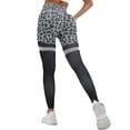 thumbnail image 1 of Gibobby Pantalones de yoga Pantalones de yoga con estampado de leopardo para mujer, cintura alta, ajustados, para levantamiento de cadera(Rojo,G), 1 of 4
