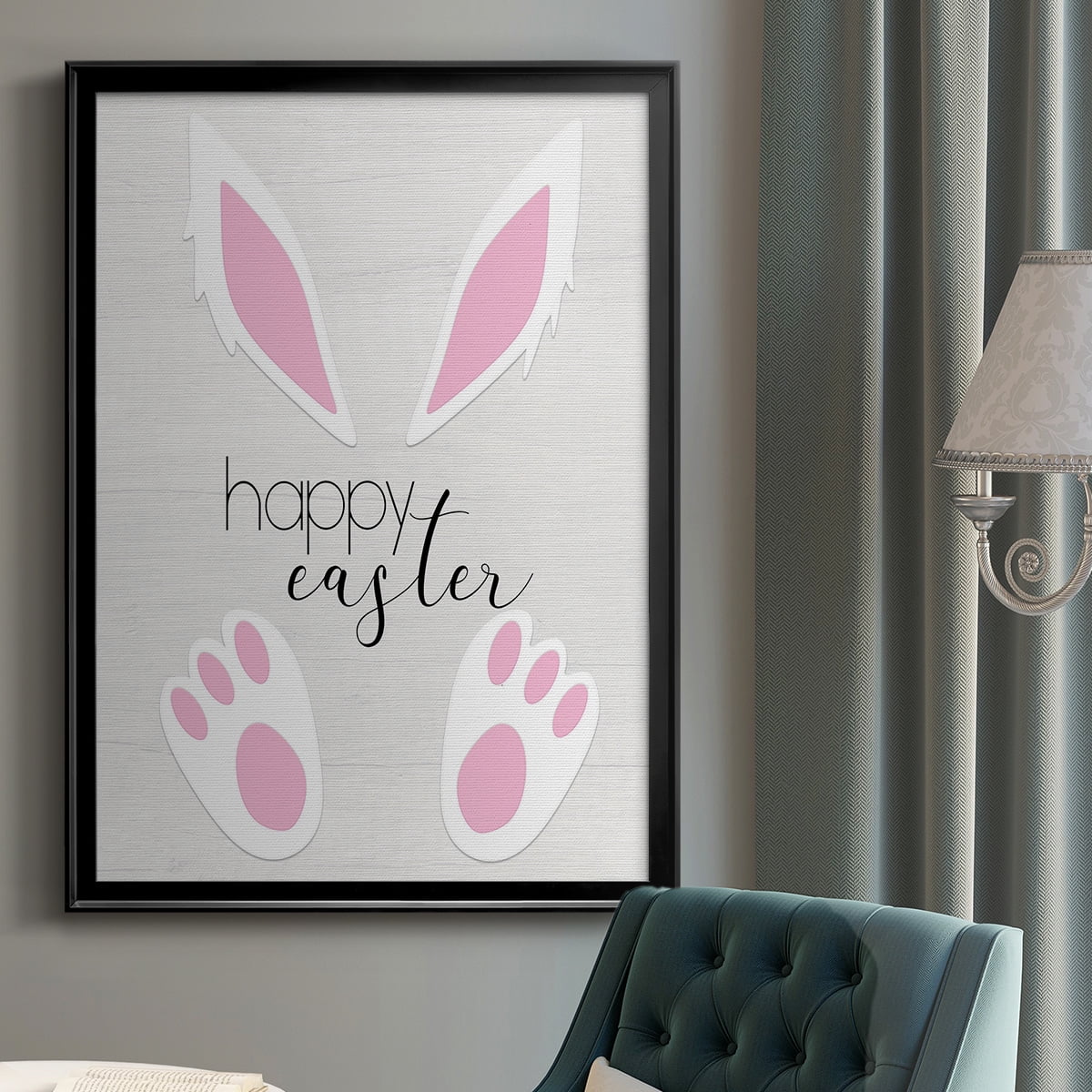 Happy Easter Premium Framed Print - Ready to Hang