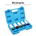 thumbnail image 4 of 5Pcs Wheel Nut Socket Thin Wall Deep Impact Socket Set 15mm 17mm 19mm 21mm 22mm, 4 of 4