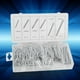 thumbnail image 3 of Juego de pasadores de chaveta y pasadores partidos de 555 piezas en práctico estuche de plástico. Varios tamaños, 3 of 8