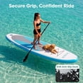 thumbnail image 5 of SereneLife Thunder Wave SUP - 10 Foot Inflatable Stand Up Water Paddle Board, Leash, Paddle, Pump & Bag, 5 of 9
