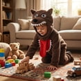 thumbnail image 1 of Disfraz de marrón de Halloween, para cosplay para niños, fiesta temática de juegos de rol. SG, 1 of 10