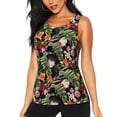 thumbnail image 2 of Haiem Tropical Flowers (2) Workout Tank Tops for Women, Athletic Sports Slim-Fit Tank Tops, Compression Sleeveless Dry Fit Shirts,Athletic Shirt-, 2 of 9