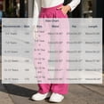 thumbnail image 3 of Nekdswn Girls Wide Leg Sweatpants Teen Fleece Lined Baggy Trousers Stretchy Open Bottom Pull on Slacks Kids Fall Athletic School Pants, 3 of 8