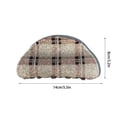 thumbnail image 2 of Elegant Plaid Hair Clip for Women Stylish Non- Barrettes Fashion Hair Accessories Trendy Hairpins for Daily Use, 2 of 3