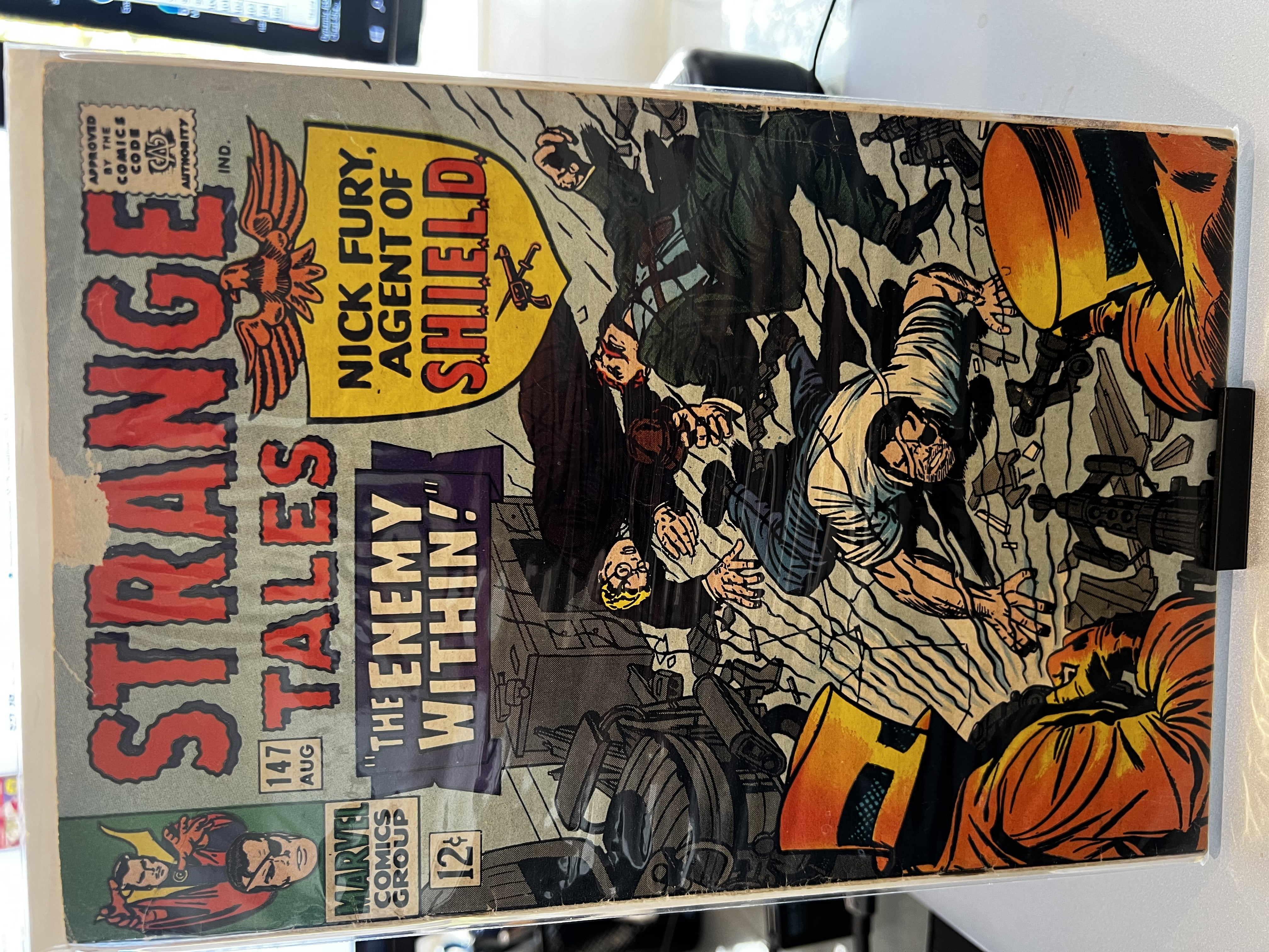 Strange Tales #147 Featuring Doctor Strange Nick Fury GOOD