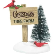 Cardinal Christmas Sign - Christmas Village Accessories by Department 56 by Medieval Collectibles