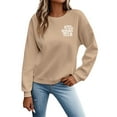 thumbnail image 7 of Women's Sweatshirts 2025 Anti Social Moms Club Sweatshirt Crewneck Drop Shoulder Pullover Tops Sweatshirt for Women, 7 of 7
