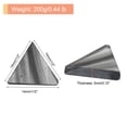 thumbnail image 2 of Uxcell 200g Stained Glass Mosaic Triangle 0.55'' Deep Gray Glass Mosaic Tiles Bulk for Craft Handmade Project, 2 of 7