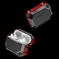 thumbnail image 2 of AirPods Pro Case Cover with Keychain, IBAOLEA Series Military AirPods Pro Case, Full Body Hard Shell Protective (Black & Red) Black & Red, 2 of 7