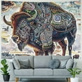 thumbnail image 4 of BCIIG Bison Tapestry Wall Hanging Unique Style Graphic Tapestries Home Wall Decor Art for Living Room Bedroom Apartment Farmhouse Dorm 50x40inch, 4 of 6