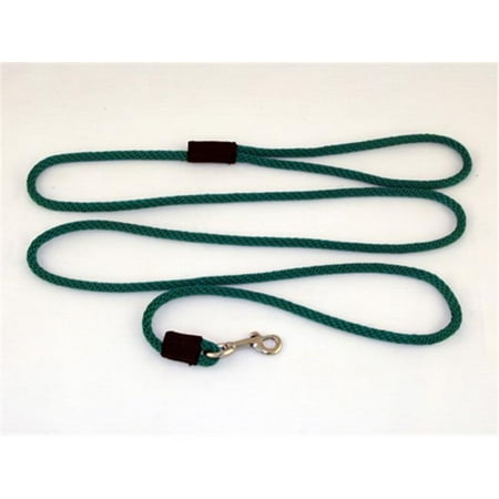 Small Snap - Soft Lines P10406EMERALDGREEN Small Dog Snap Leash 0.25 In. Diameter By 6 Ft. - Emerald Green