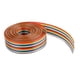 thumbnail image 2 of Cable plano, colorido Cable de cinta plano con paso de espaciado de 1,27 mm Cable de cinta arcoíris Diseño a prueba de futuro, 2 of 8