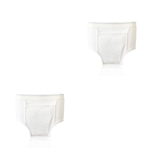 Soidarity Ropa interior a prueba de fugas para incontinencia, calzoncillos tipo bóxer, pañales para adultos respetuosos con la piel, gran Hombres XXL 2Conjunto
