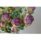 thumbnail image 3 of XmhyTop 6 rosas artificiales de tallo largo, rosas de seda falsas para ramo de boda, centro de mesa, decoración del hogar (azul y blanco), 3 of 5