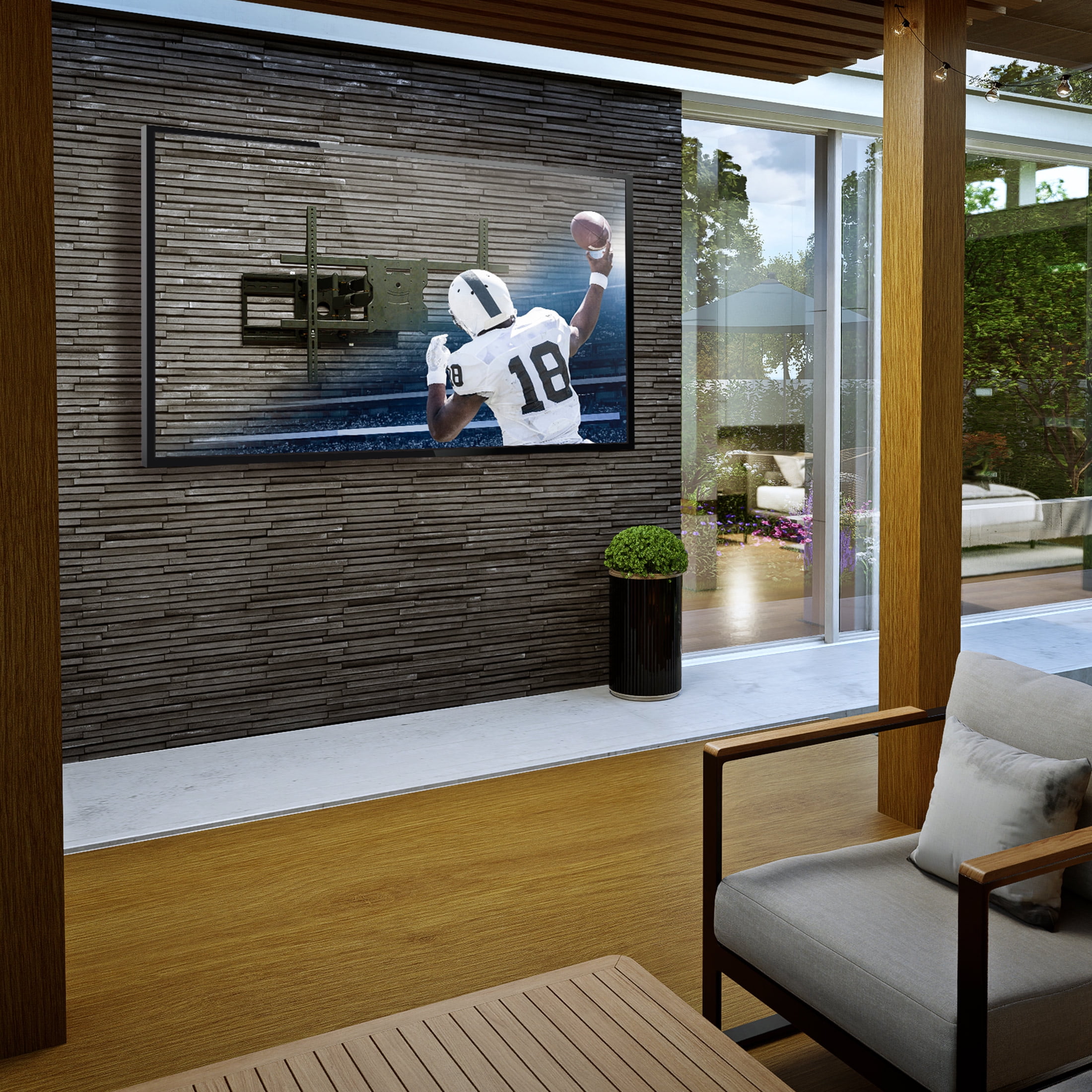 The Beast Full Motion Weatherproof TV Wall Mount