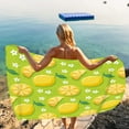 thumbnail image 4 of Yika Beach Blankets Beach Towel Microfiber Beach Towel Super Lightweight Colorful Bath Towel Sandproof Beach Blanket Multi-Purpose Towel For Travel Swimming Pool 30x60, 4 of 5