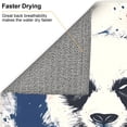thumbnail image 4 of Dish Drying Mat, Panda Graffiti Art Highly Absorbent Drying Matt Kitchen Counter, Dish Mat Drying Pad Dishes Drainer Mats for Kitchen Counter or Sink, 16 x 18 inch, 4 of 6