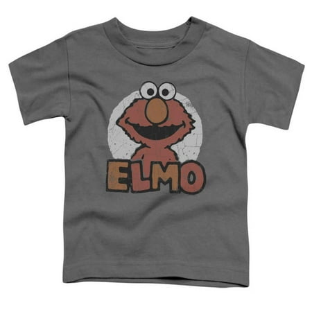 Toddler: Sesame Street- Elmo Patch Apparel Baby T-Shirt - Grey