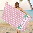 thumbnail image 5 of Summer Savings Boovnll Beach Towels, 28x59" High Absorbent Quick Dry Sand Free Microfiber Lightweight Beach Towel for Beach, Yoga, Gym, Travel, Pool, Beach Accessories, Beach Towels Oversized, 5 of 6