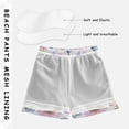 thumbnail image 5 of Easter Eggs Colorful Petals Swim Trunks Board Shorts Beach Pants Bathing Bottoms M, 5 of 8