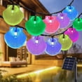 thumbnail image 1 of Hadas De Jardín Solar 7 Metros 50 Led Luces De Concha De Cristal A Prueba De Agua Al Aire Libre 8 Modos Tira De Luz Decorativa Para El Patio Del Hogar Decoración De Fiesta En El Patio Guardurnaity HA045575-01, 1 of 6