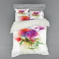 thumbnail image 2 of Ambesonne Flower Bedding Set 3 Pcs, Blooming Orchid Pastel, Twin, Multicolor, 2 of 3