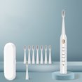 thumbnail image 4 of PRETXORVE Toothbrush Toothbrush with 8 Brush Heads with Toothbrush Box 5 Cleaning Modes Water Proofing Ipx7 Water Proofing Toothbrush, 4 of 7