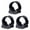 3 Piece, variant on Tnarru Flashlight Mounting Bracket Torch Mounting Bracket Portable Rubber -Black -Professional -Versatile Accessory Flashlight Holder 3 Piece