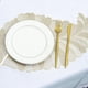 thumbnail image 1 of Juego de 6 manteles individuales con hojas ahuecadas, manteles individuales lavables, manteles individuales decorativos antideslizantes de plástico para mesa de cocina, color dorado, 1 of 6