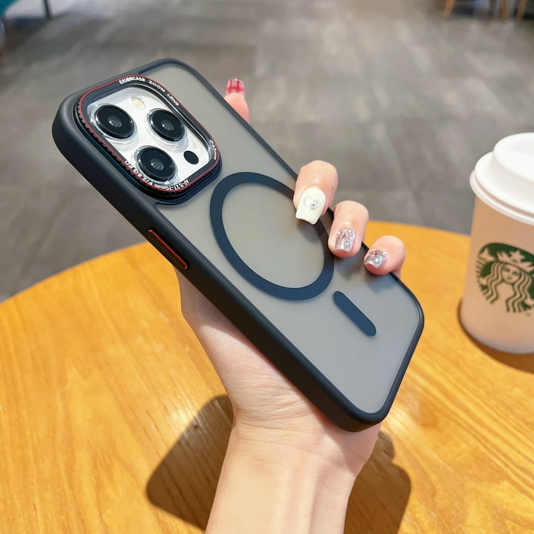 Apple Silikon Case mit MagSafe Handy-Cover für Apple iPhone 15 Pro
