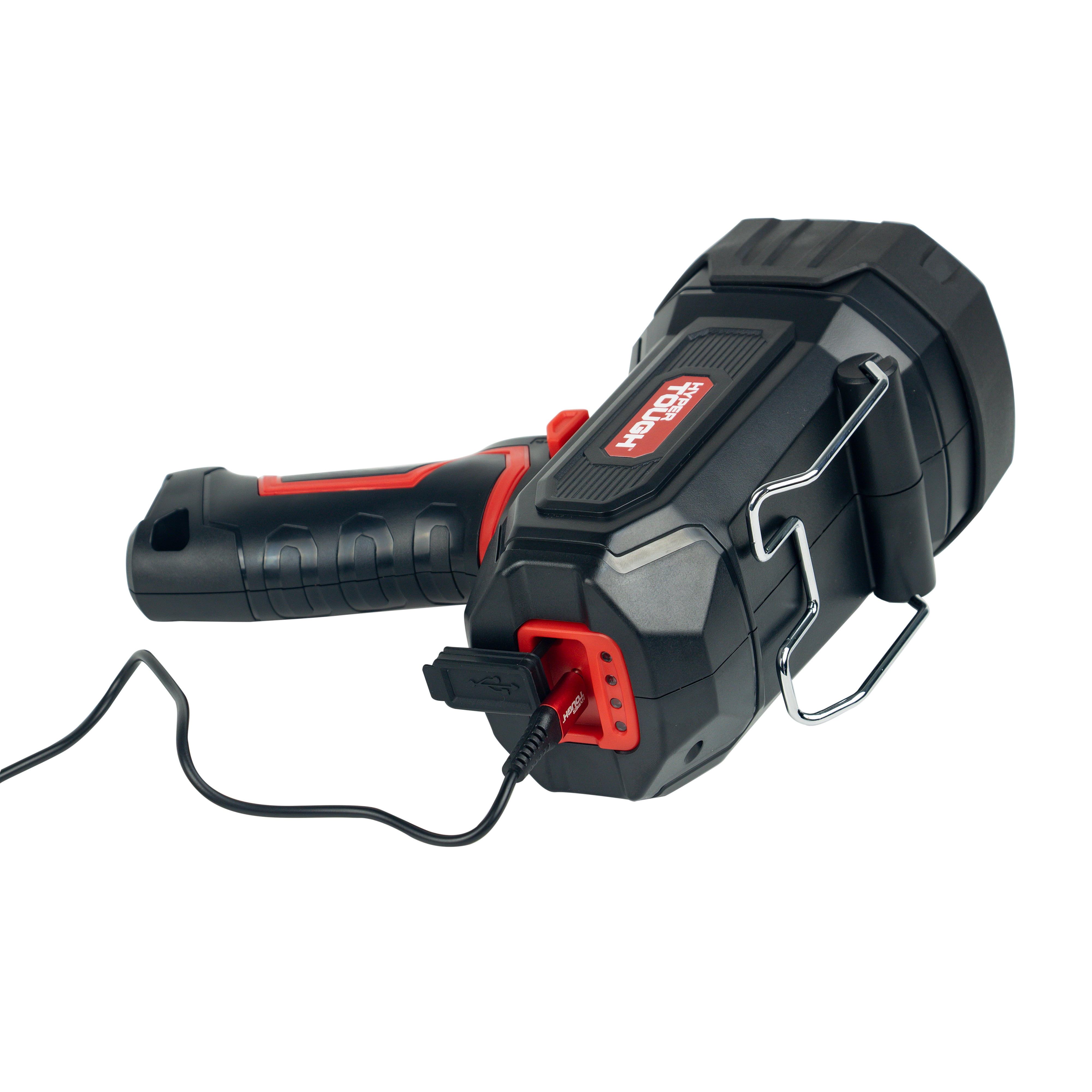 (2 pack) Hyper Tough 500LM Rechargeable LED Spotlight With Built-in 2000mAh Lithium-Ion Battery For Hands-Free Use