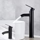 thumbnail image 3 of Grifo de baño, Grifo monomando para lavabo, Frío caliente ajustable, Grifo para lavabo de acero inoxidable, 3 of 3