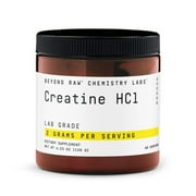 BEYOND RAW Creatine HCl Powder for Men and Women, Muscle Strength and Growth, Energy Production, Athletic Performance, Cognitive Support, Cellular Hydration, Science-Backed, Lab Grade, 60 Servings