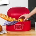 thumbnail image 2 of YQSDG Bread Box-Modern Farmhouse Kitchen Decor-Bread Boxes For Kitchen Counter Large Bread Storage-Breadbox Bin Countertop-Oversized Bread Containers Loaf Storage 13x7x7.5inch, 2 of 6