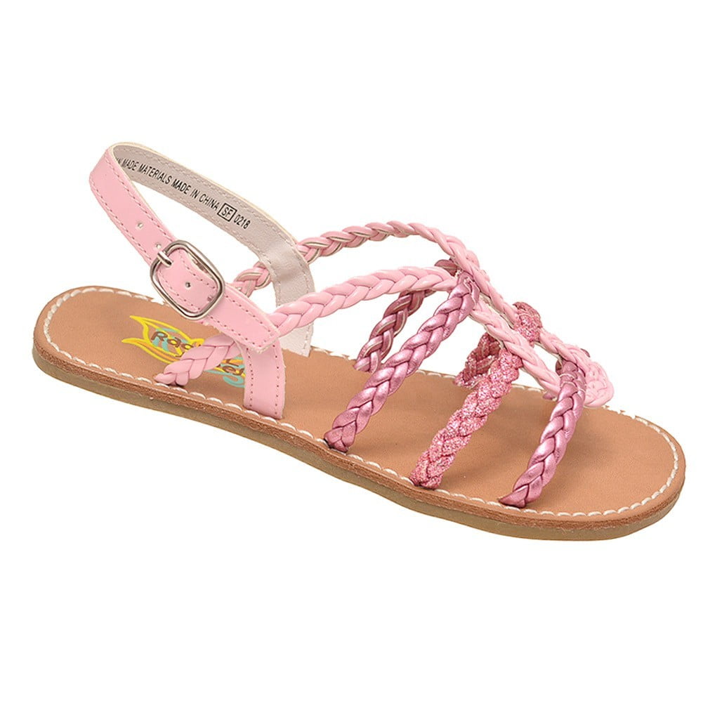 pink sandals walmart