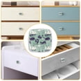 thumbnail image 5 of 4 Pieces Set Drawer Pulls Handle Square Wardrobe Cabinet Knobs with Stainless Steel Screws Furniture Kitchen Decor, 5 of 5