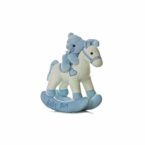 Baby Boy Musical Rocking Horse by Aurora 20649