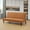 Light Coffee, variant on Convertible Sofa Couch Futon Bed Fannel Sleeper Sofa, Adjustable Futon Couch, Loveseat for Living Room,Light Coffee