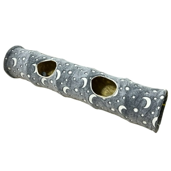 Cats Tunnel Tube Collapsible Kitten Tunnels Toy for Hide-and-Seek 47" Long