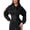 black, variant on Women’s Corset-Waist Hoodie Sweat Set, Zip Up Hooded Top and High Waist Jogger Pants, Casual Athletic Two-Piece Outfit for Lounge, Travel, Streetwear, Comfortable Fit