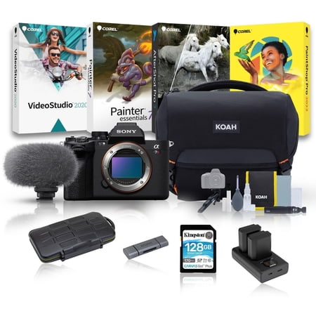 Sony Alpha a7R V Full-Frame Mirrorless Camera with Shotgun Microphone 128GB SD Card Bundle