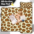 thumbnail image 4 of Cream and Brown Of Leopard Print Toddler Nap Mats for Kids Preschool,Sleeping Mat Bag or Kids,Toddler Sleeping Bag,Toddler Nap Mat or Daycare, 4 of 6