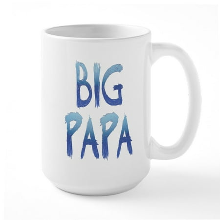 

CafePress - Big Papa Large Mug - 15 oz Ceramic Large White Novelty Mug