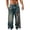 Blue, variant on Men's Denim Jeans with Embroidered Design for Everyday Casual Wear Relaxed Fit and Distinctive Streetwear Style